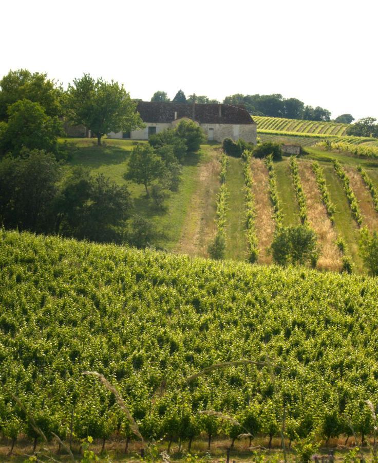 Perigourdine Avec Spa Et Vue Pomport Exterior photo